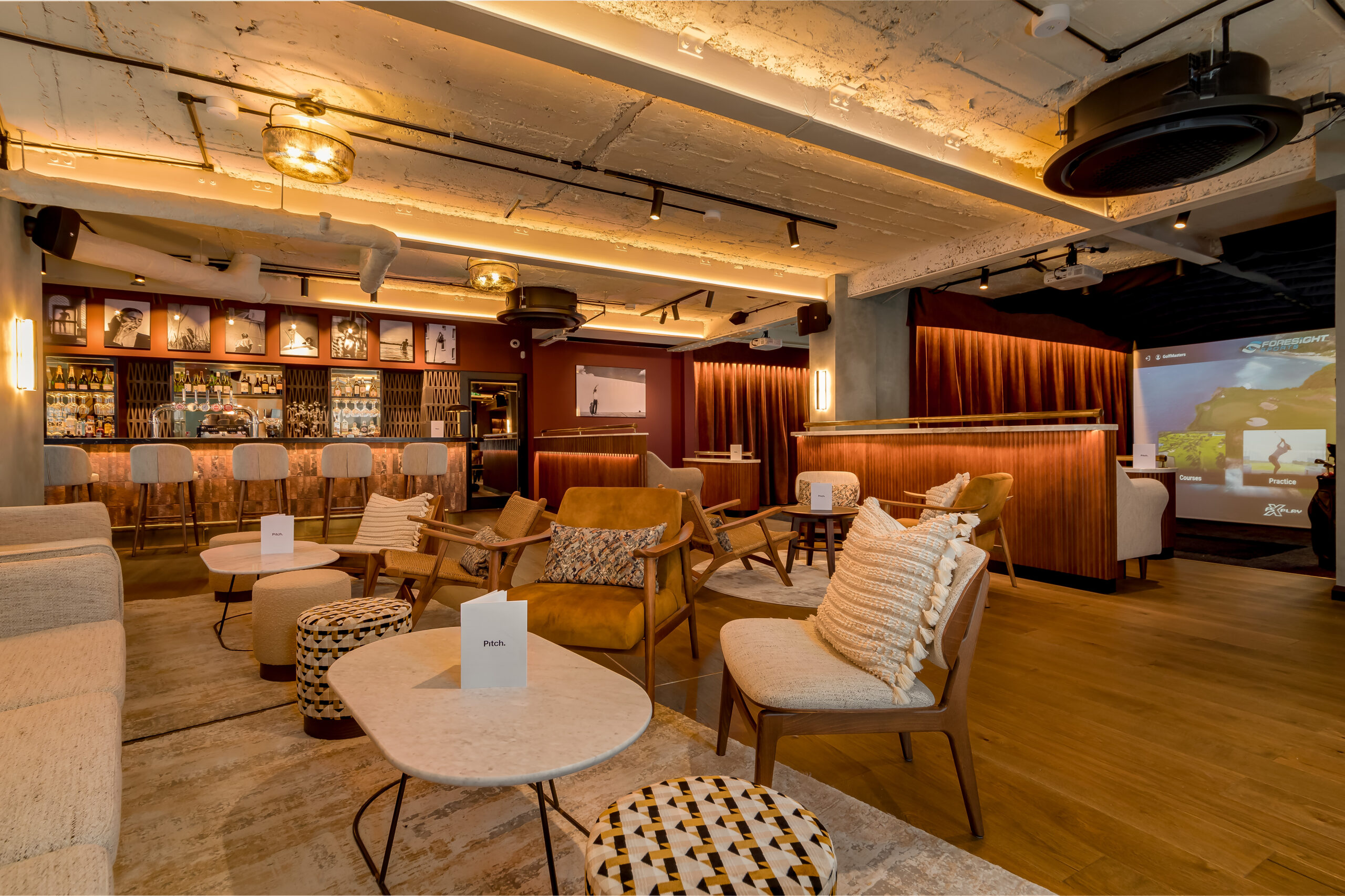 Pitch Soho Golf Bar Lounge and Bays - Event Venue Space | Private Hire | London