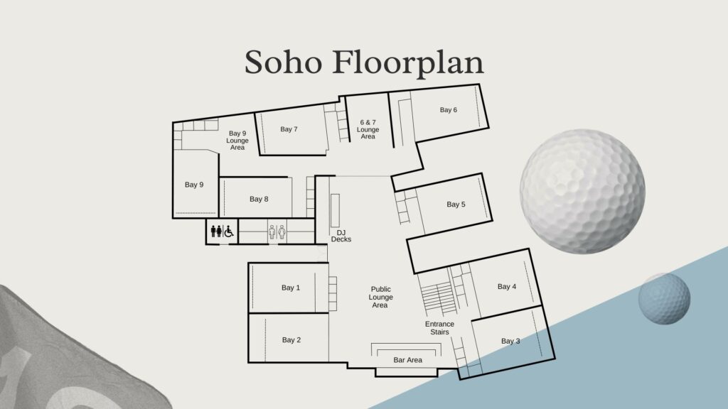 Event floorplan - Pitch Soho