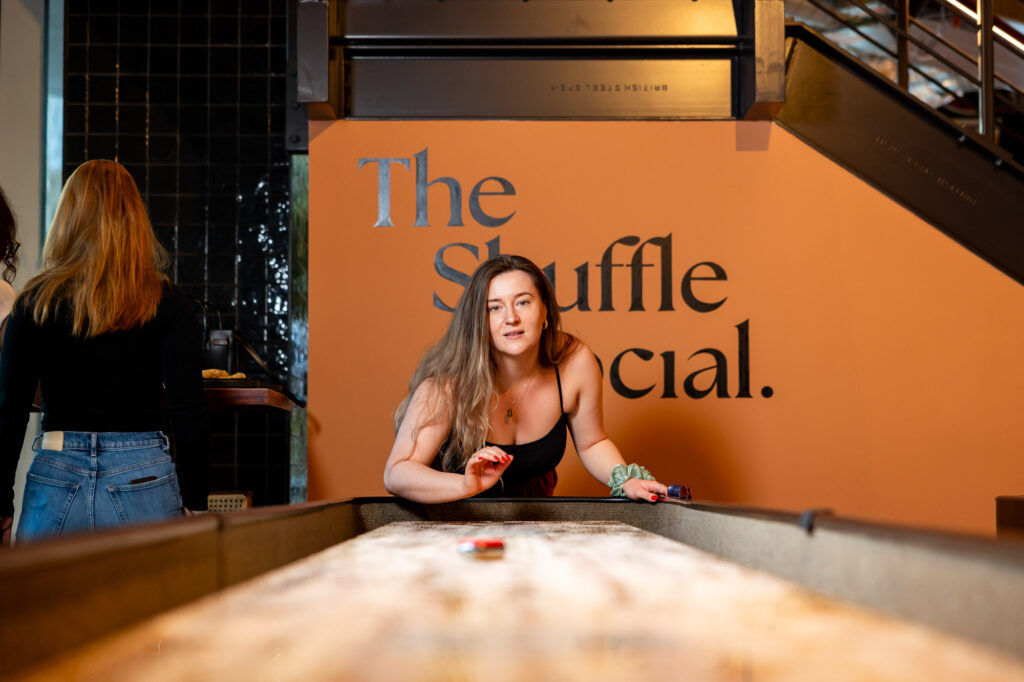 Shuffleboard at Pitch Wharf